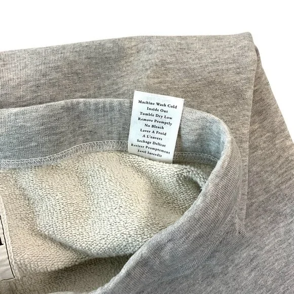 Frank & Eileen Tee Lab Womens XS Catherine Wide Leg Crop Sweatpants Gray - Picture 8 of 11